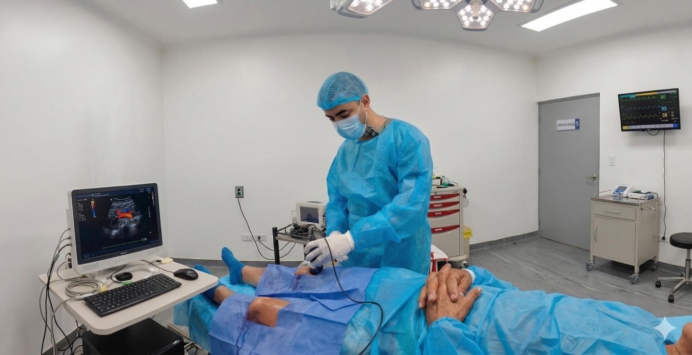 Dr. Sebastián López, ortopedista en consulta en Medellín